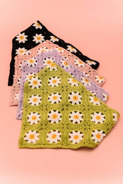 FLOWER HAIR SCARF HAIR BAND - Image 4