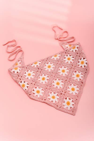 FLOWER HAIR SCARF HAIR BAND - Image 5