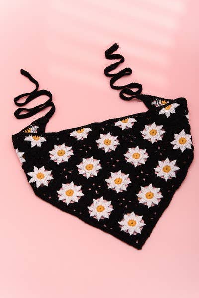 FLOWER HAIR SCARF HAIR BAND - Image 8