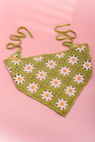 FLOWER HAIR SCARF HAIR BAND - Image 9