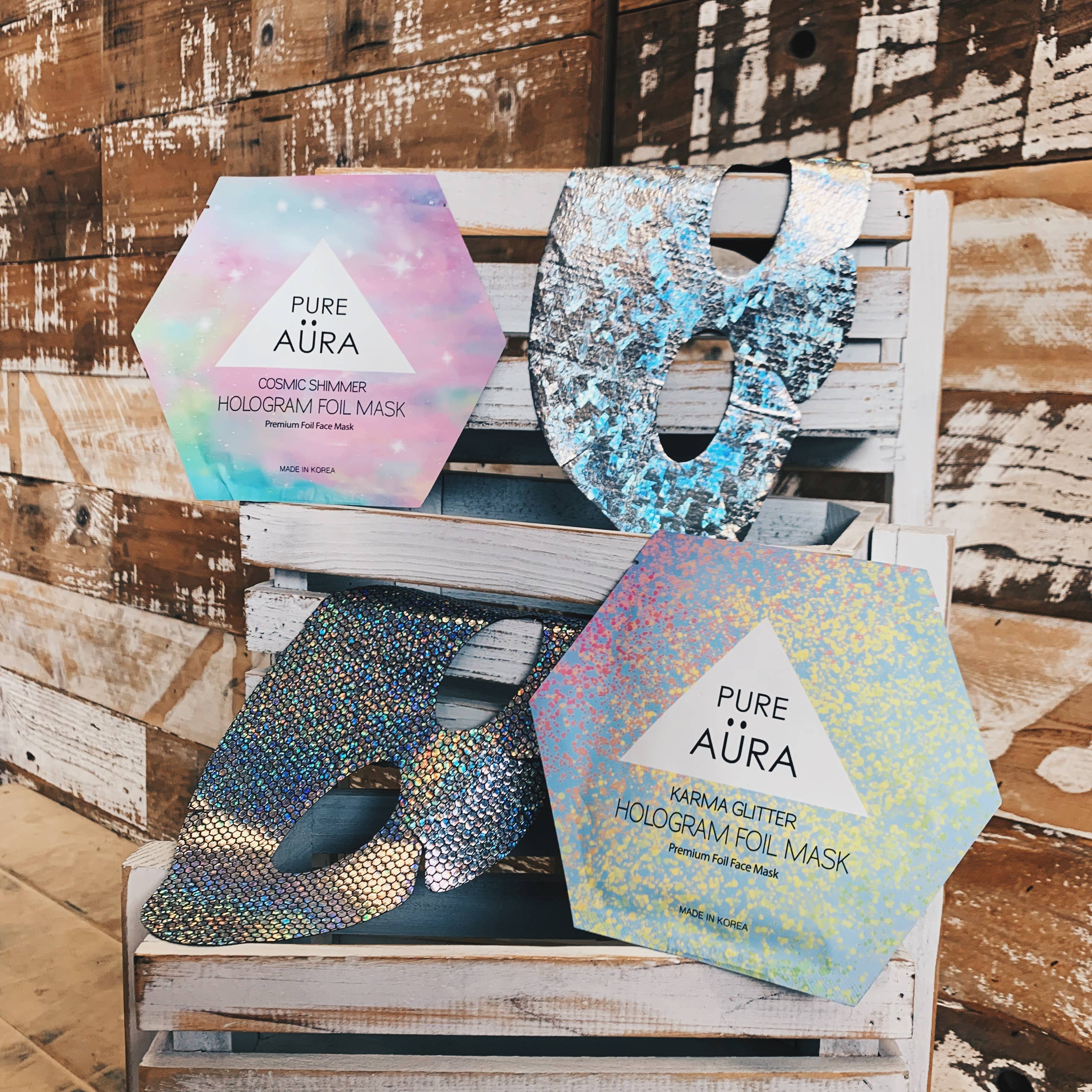 LUXURY COSMIC SHIMMER FOIL FACIAL SHEET MASK - Image 2