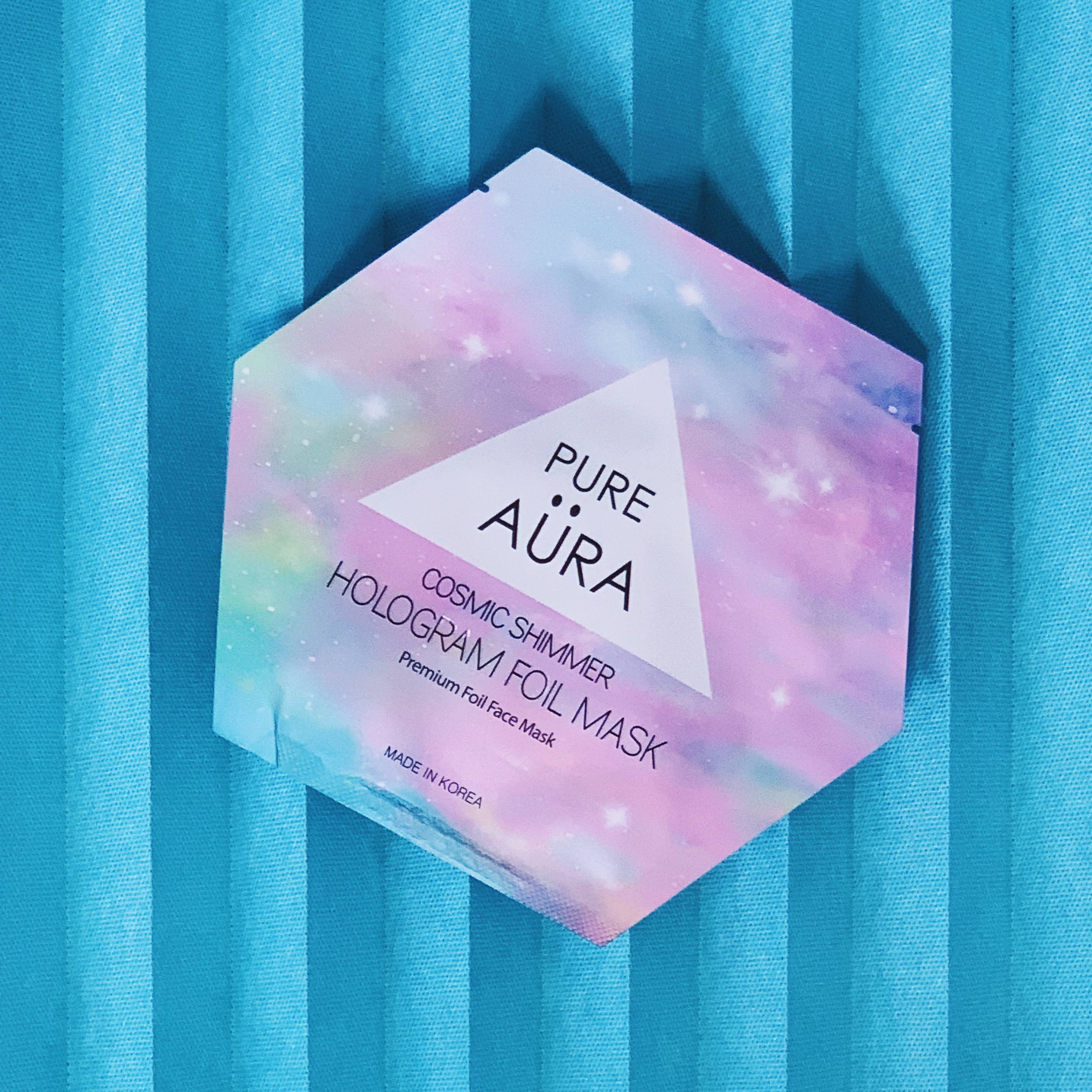 LUXURY COSMIC SHIMMER FOIL FACIAL SHEET MASK - Image 3