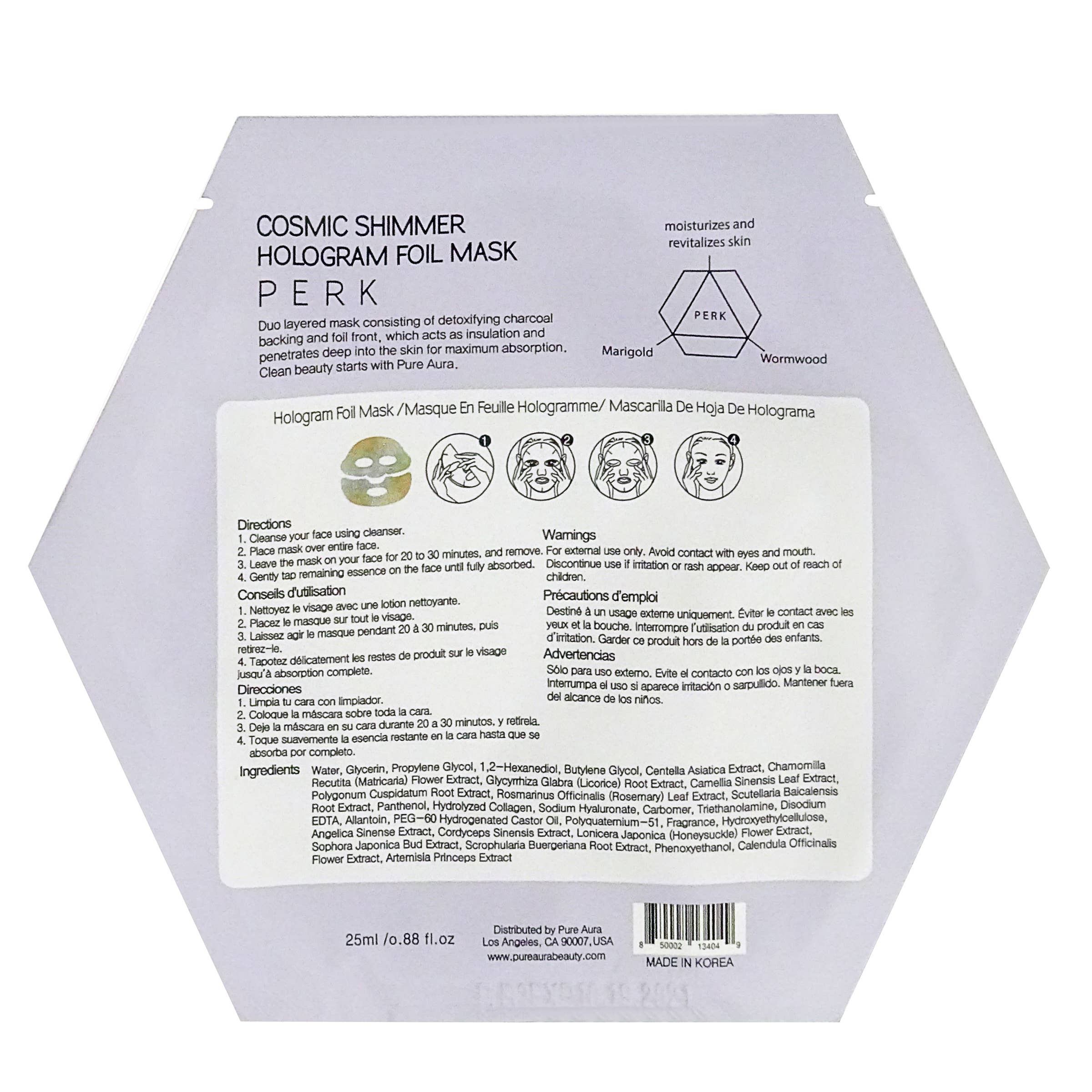 LUXURY COSMIC SHIMMER FOIL FACIAL SHEET MASK - Image 6