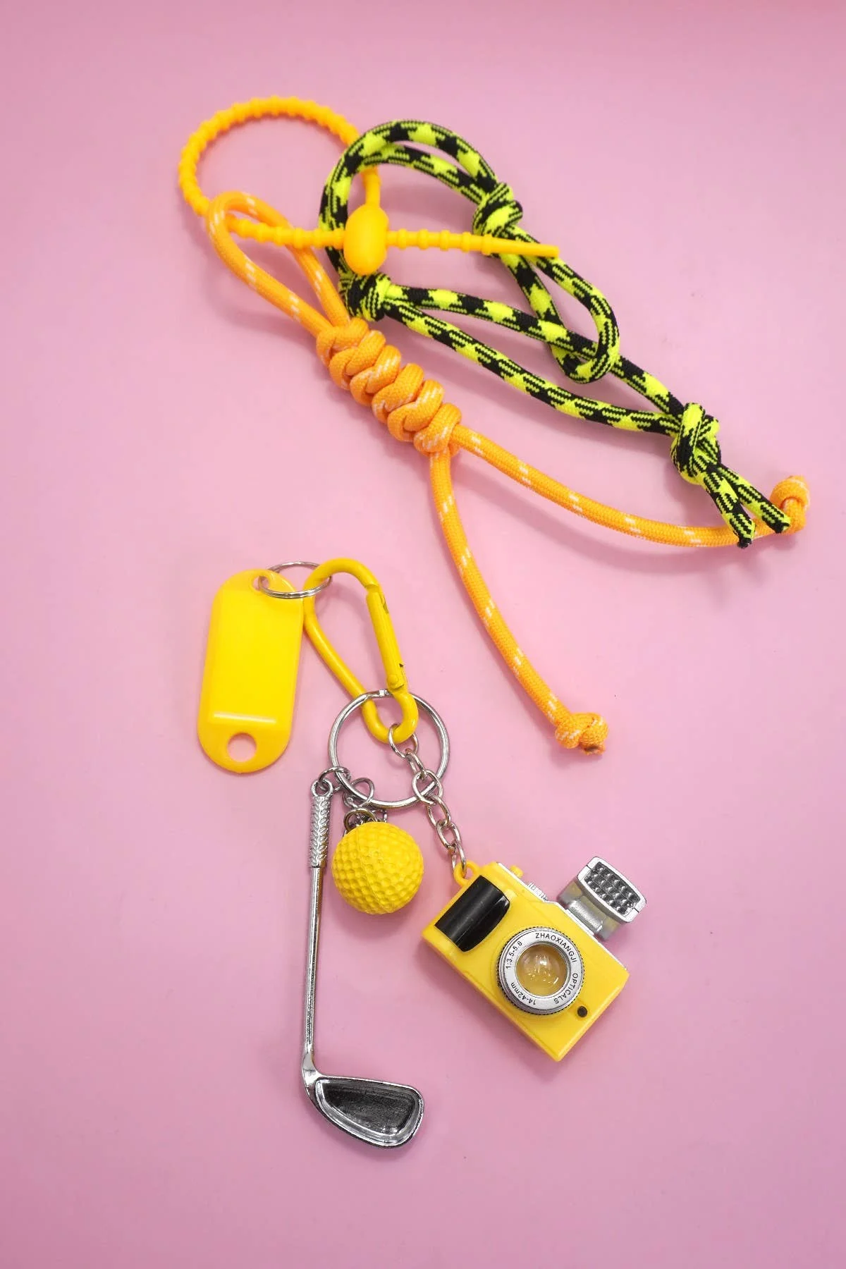 ROPE CORD CAMERA GOLF BAG CHARM KEYCHAIN - Image 4