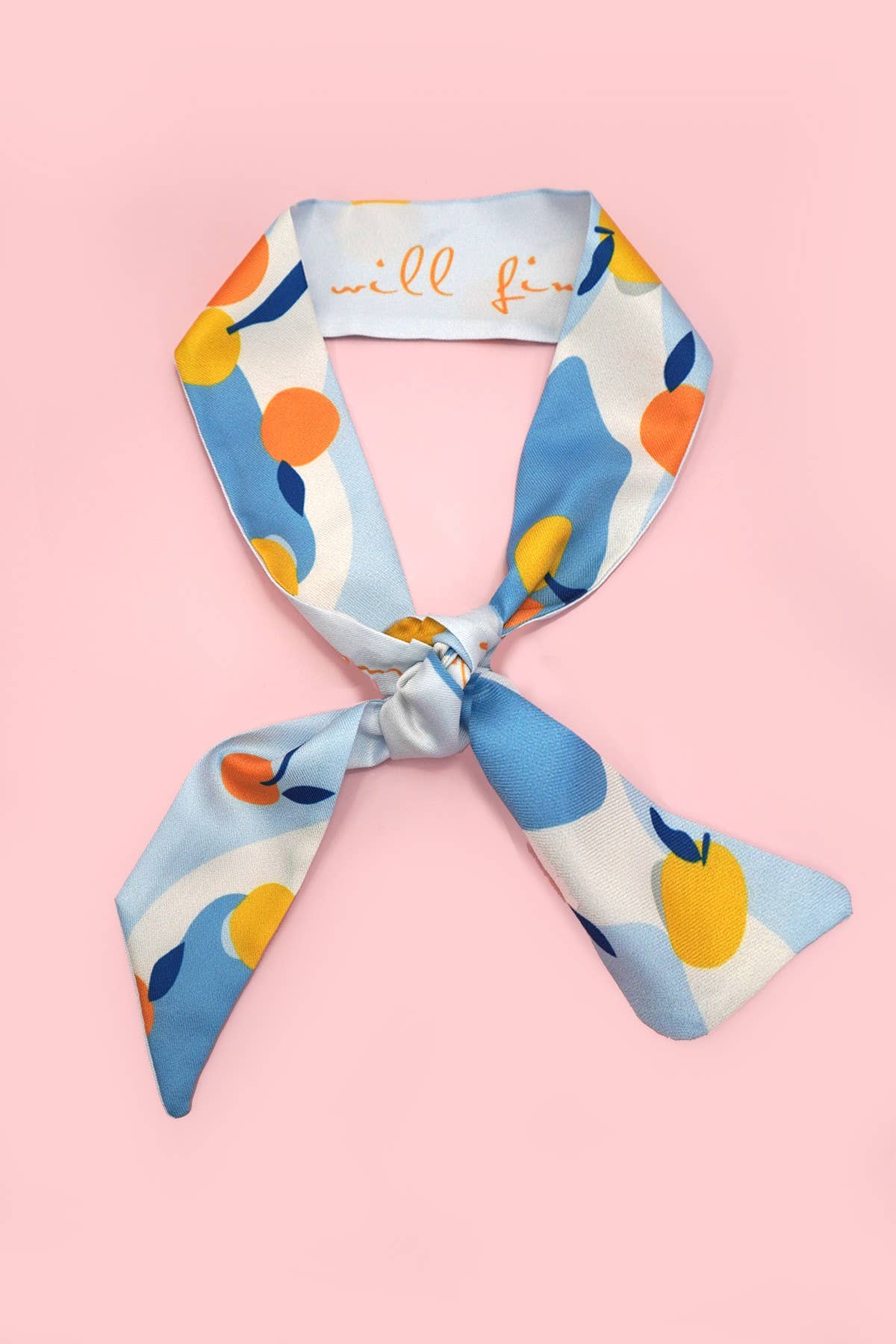 SOFT SILKY SKINNY TWILLY SCARF NECKLACE WRAP - Image 3