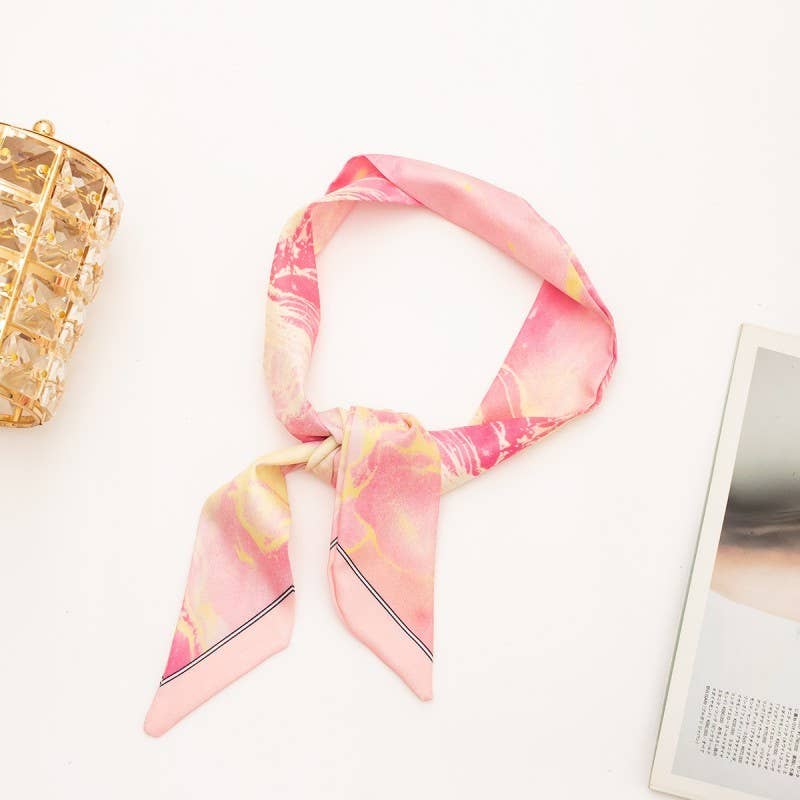 SOFT SILKY SKINNY TWILLY SCARF NECKLACE WRAP - Image 6