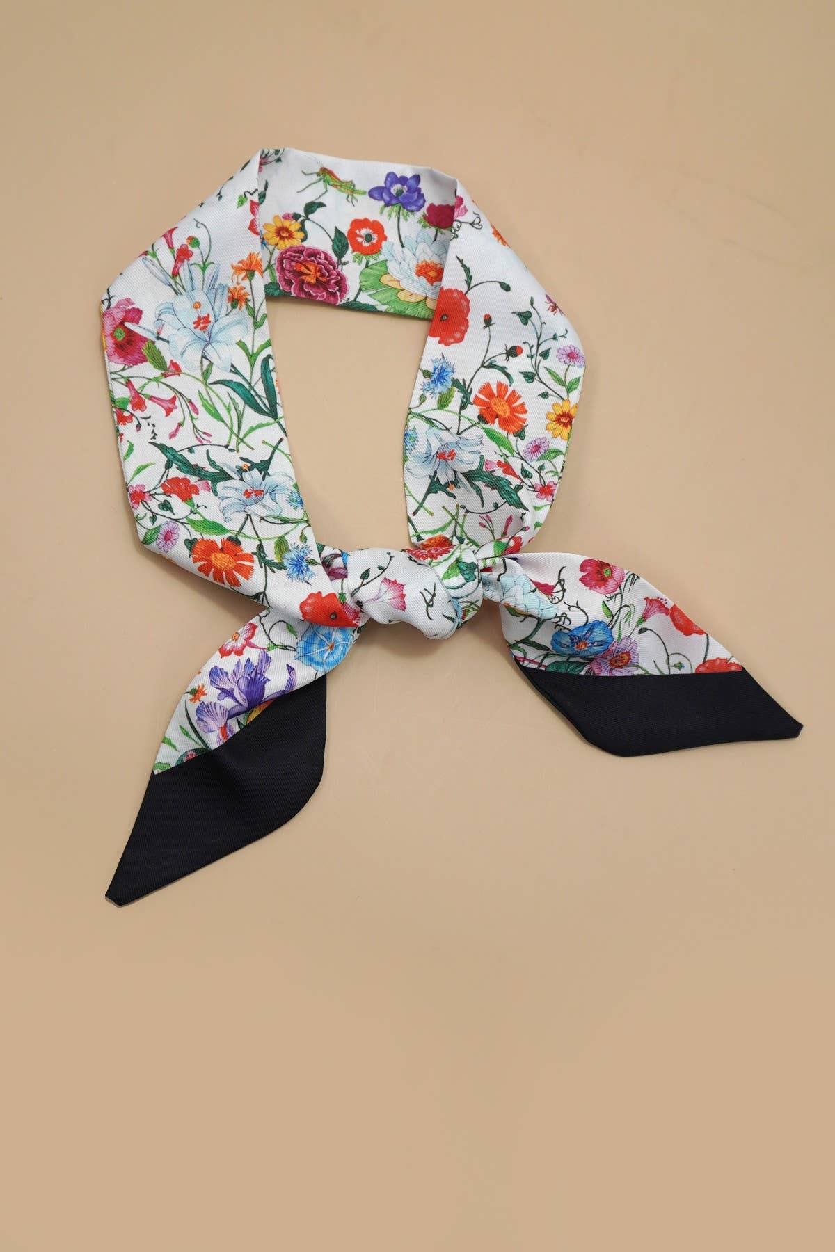 SOFT SILKY SKINNY TWILLY SCARF NECKLACE WRAP - Image 2