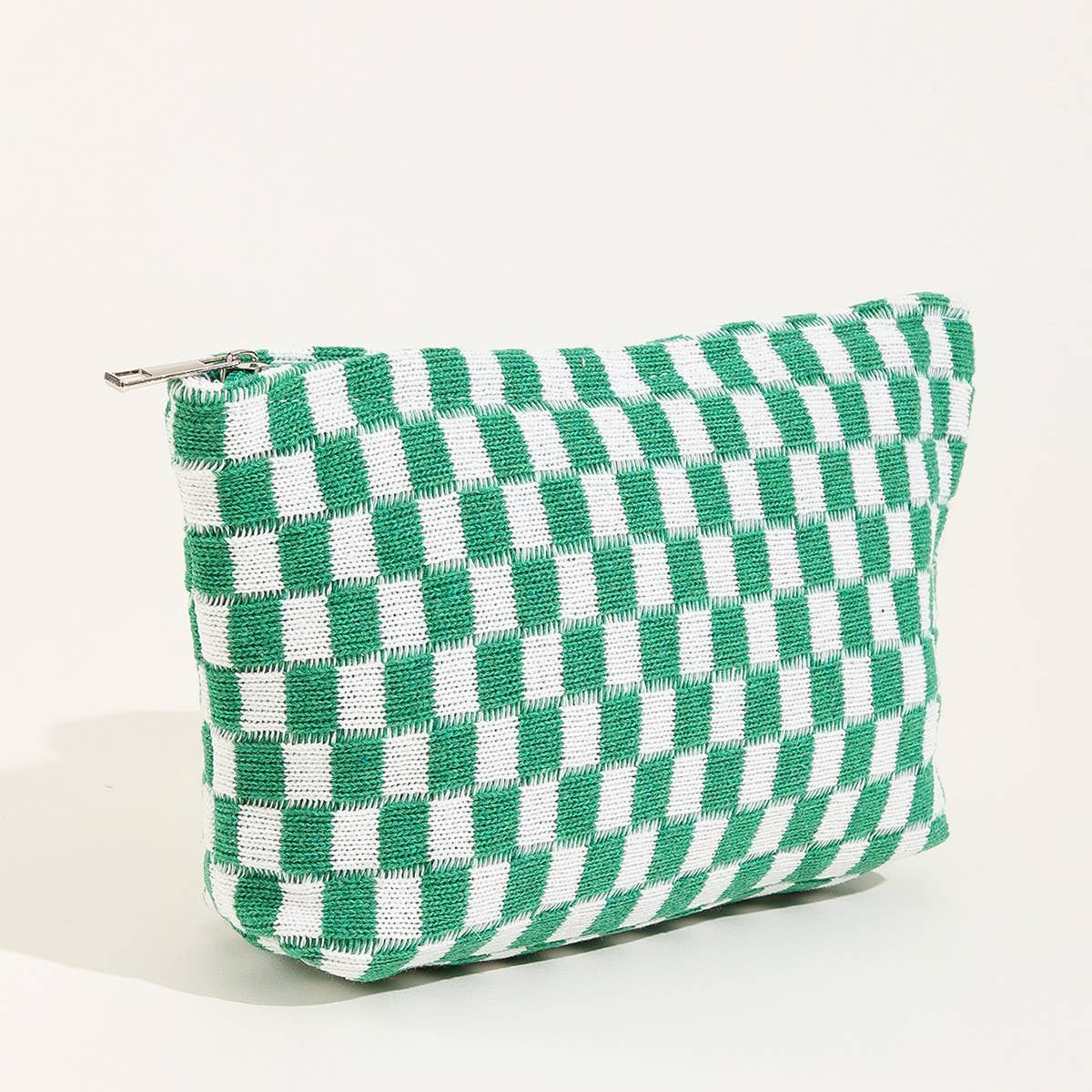 TRAVEL CHECKER MAKEUP COSMETIC POUCH BAG - Image 11