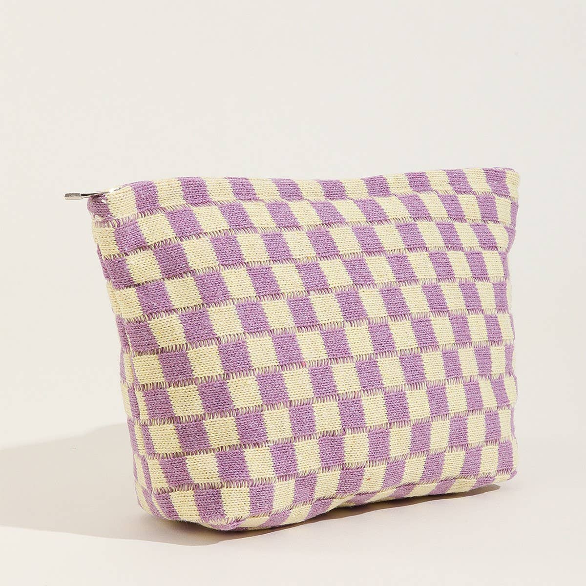 TRAVEL CHECKER MAKEUP COSMETIC POUCH BAG - Image 12