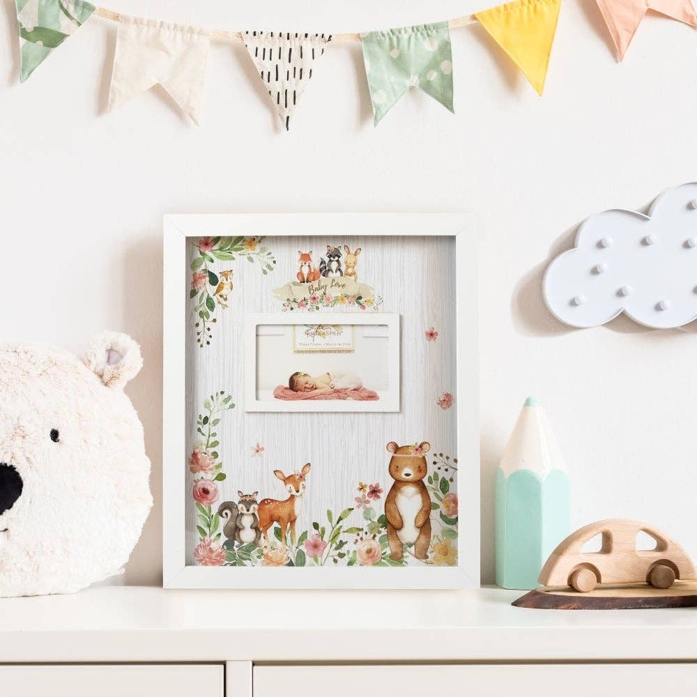 Baby Shower Guest Book Alternative - Woodland Baby (Pink) - Image 4