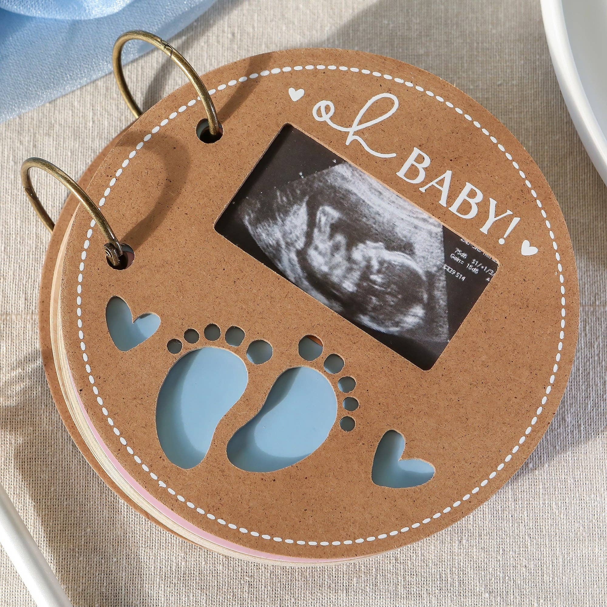 Baby Shower Prediction Advice Card Keepsake Book - Image 2
