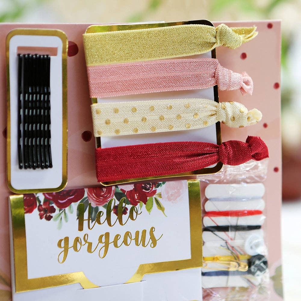 Burgundy Blush Floral Wedding Survival Kit - Image 3