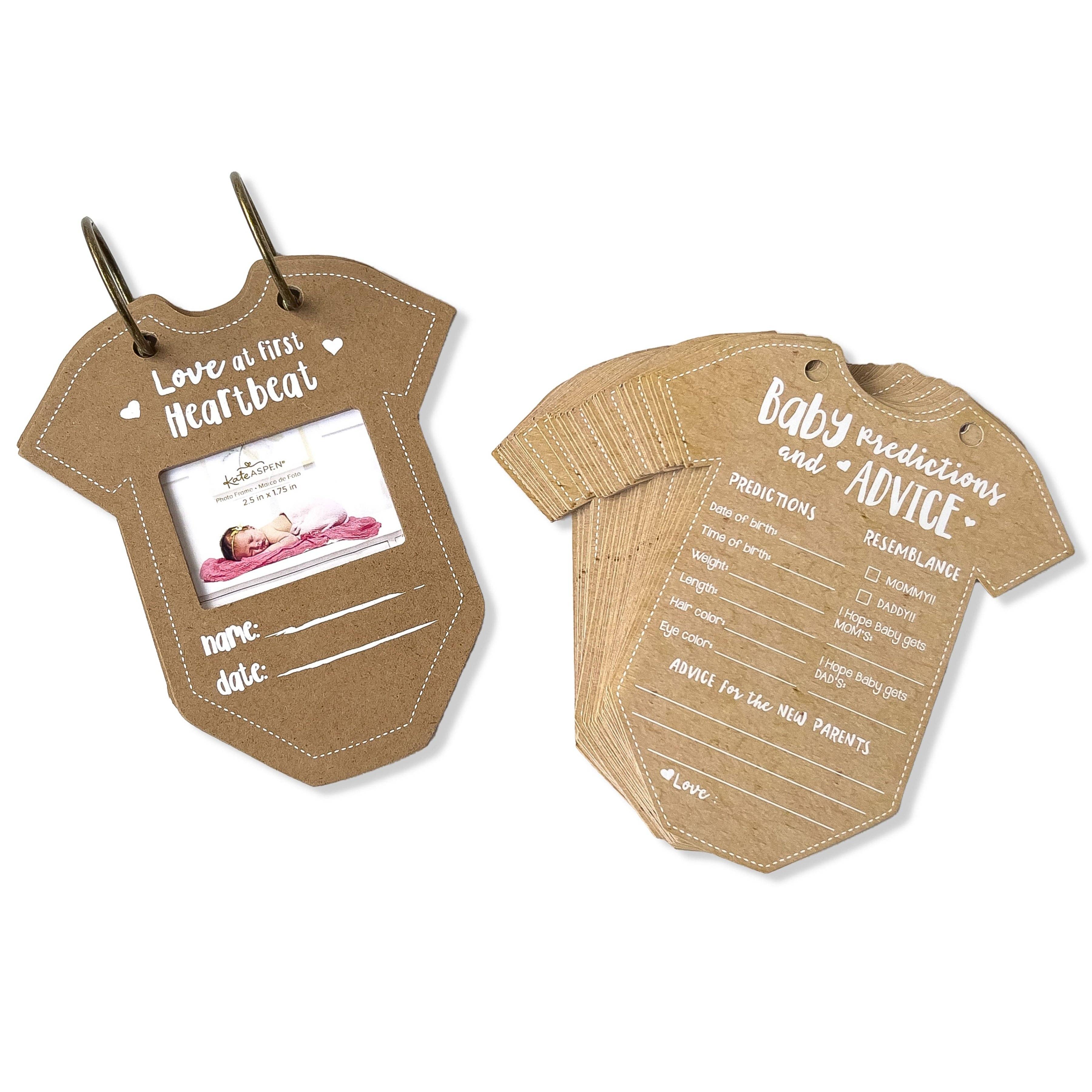 Kraft Onesie Baby Shower Prediction Advice Card Keepsake - Image 8