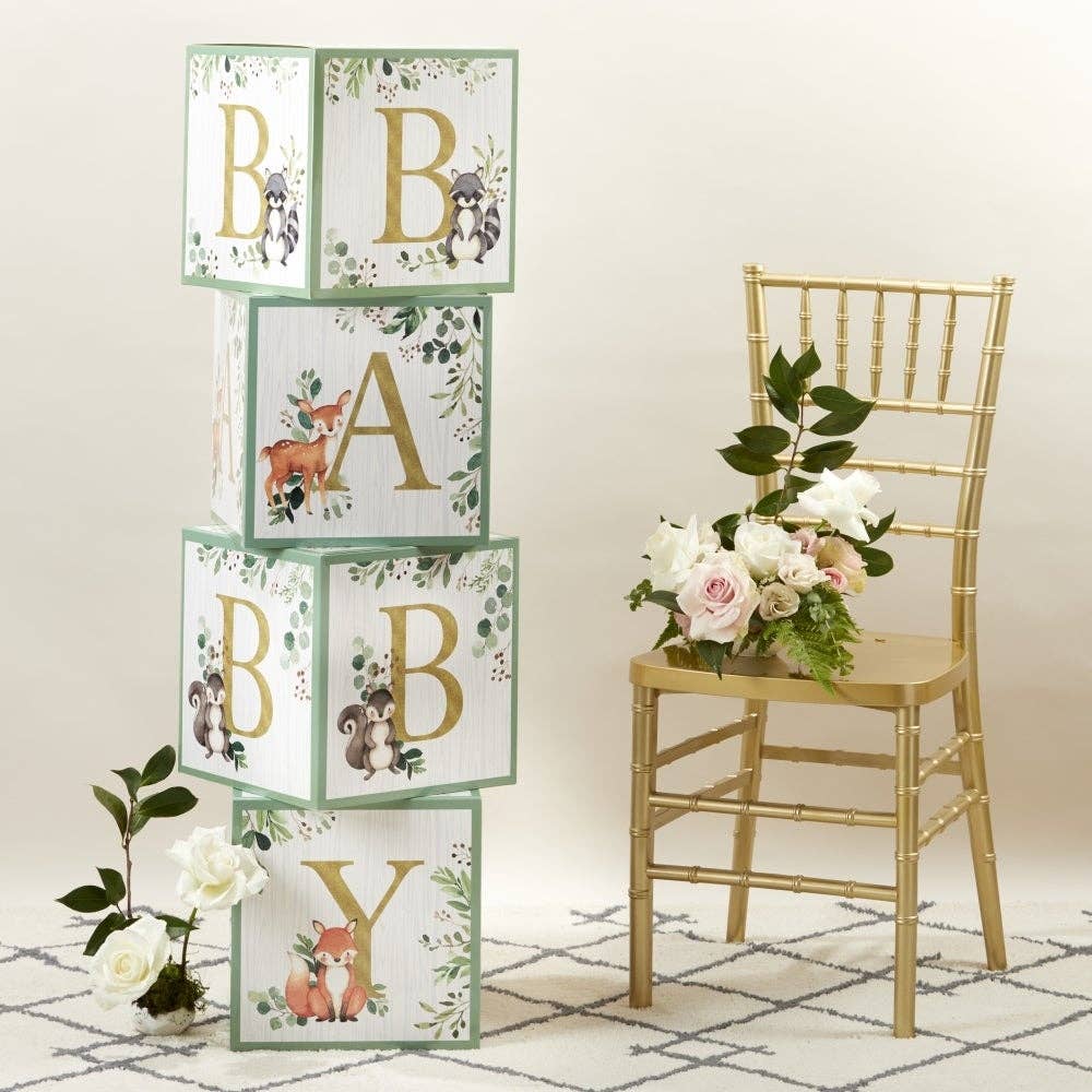Woodland Baby Block Box (Set of 4) - Image 8