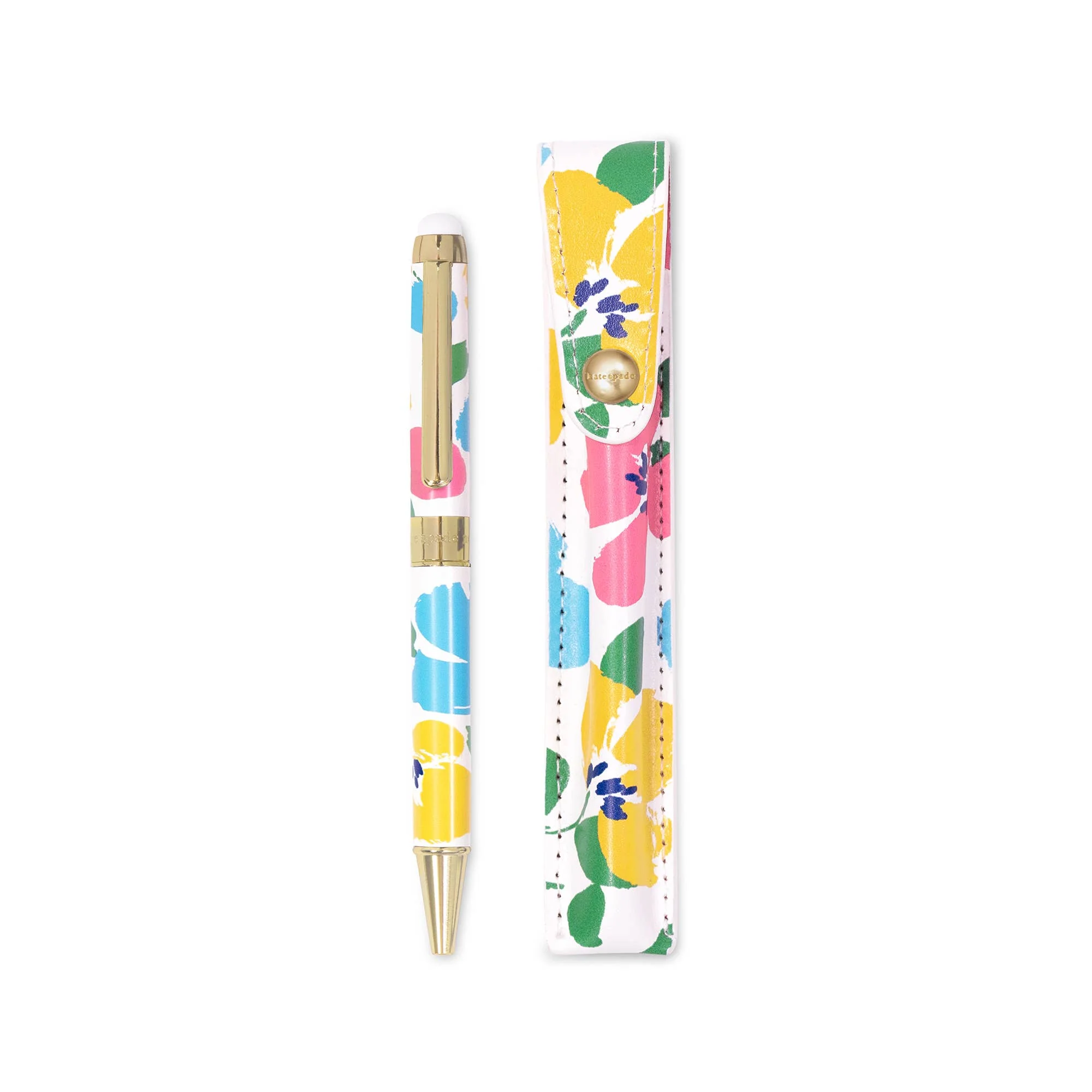 Kate Spade New York - Stylus Pen with Pouch, Painterly Bouquet - Image 2