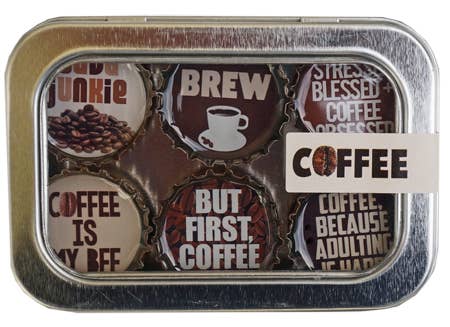 Coffee Magnets - handmade & eco-friendly
