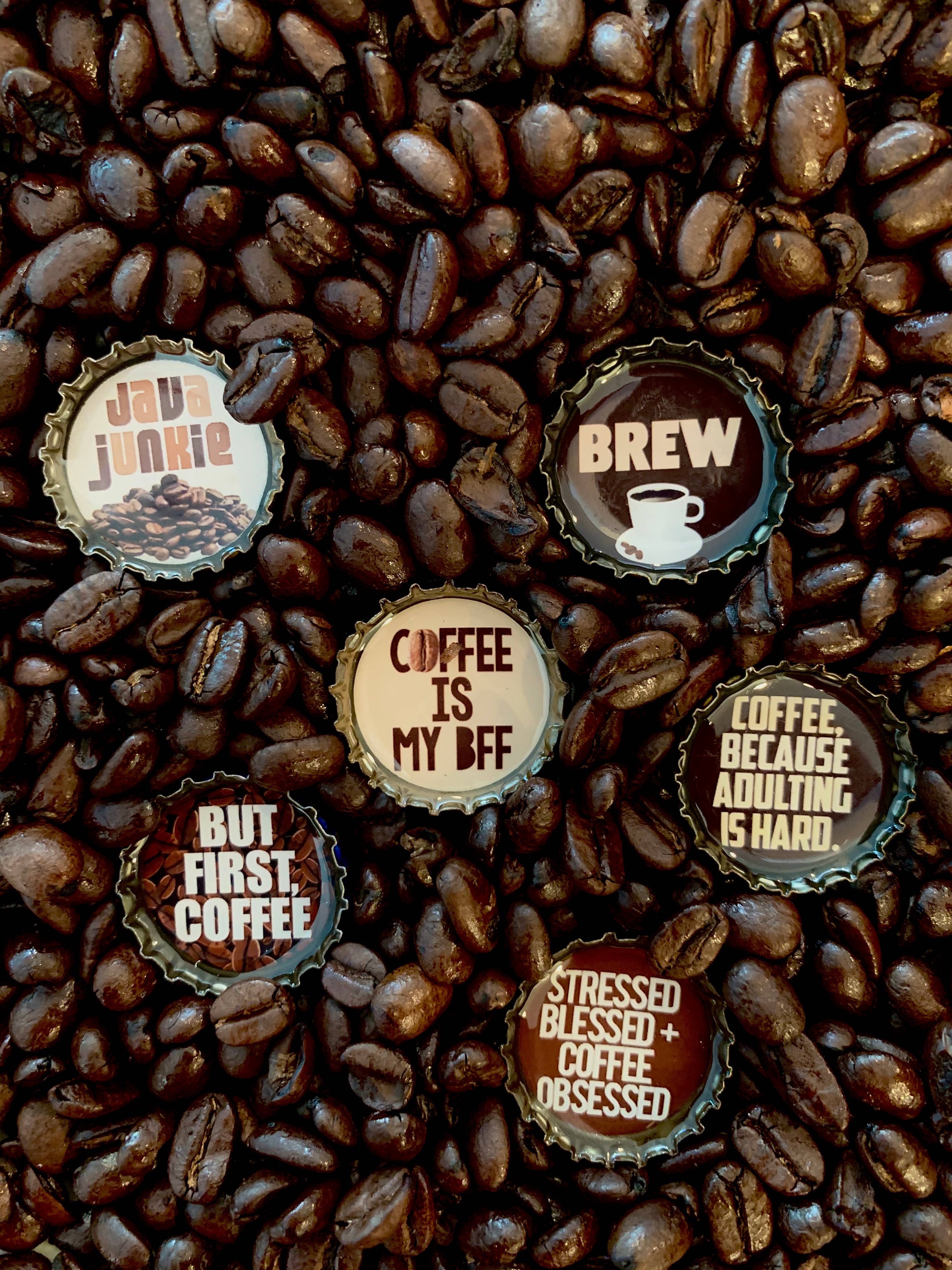 Coffee Magnets - handmade & eco-friendly - Image 2