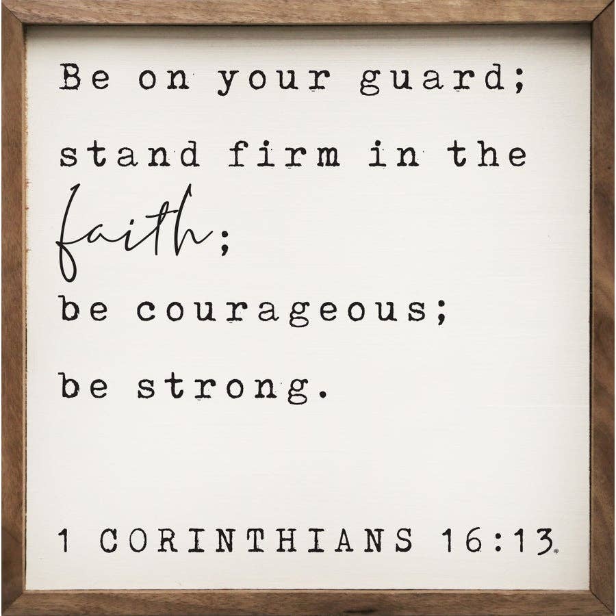 Be On Your Guard 1 Corinthians 16 13 White - Image 2