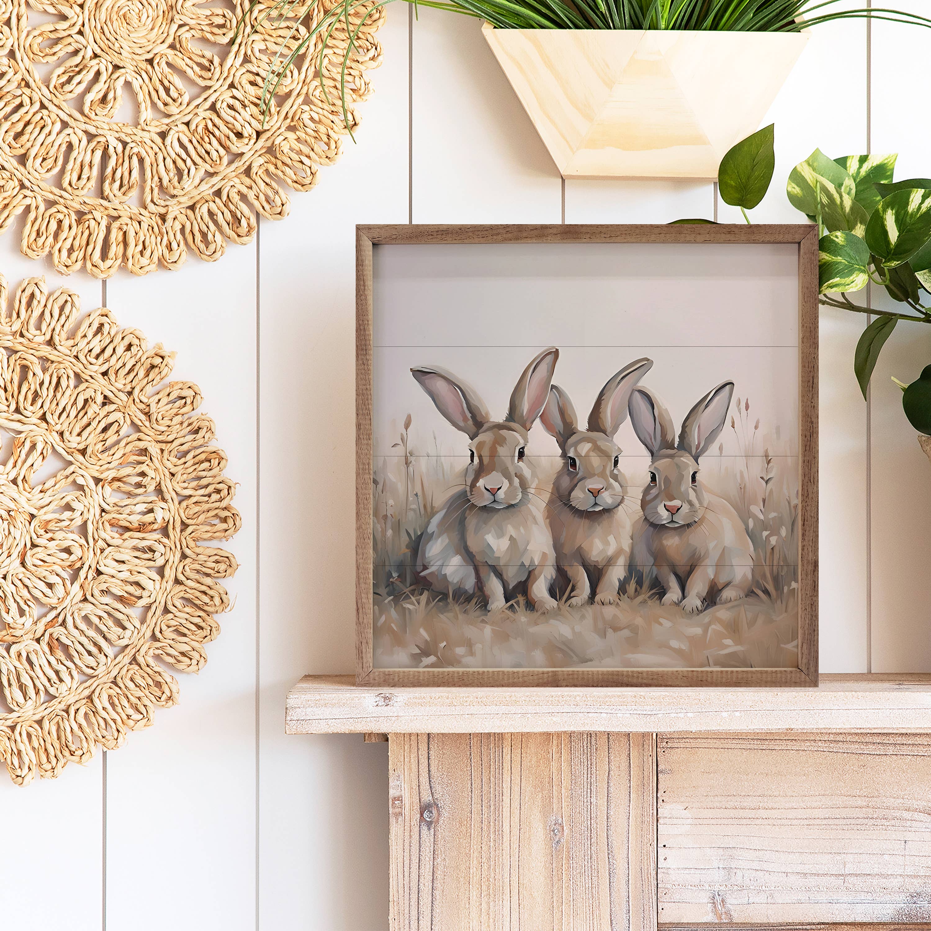 Neutral Three Rabbits - Image 4