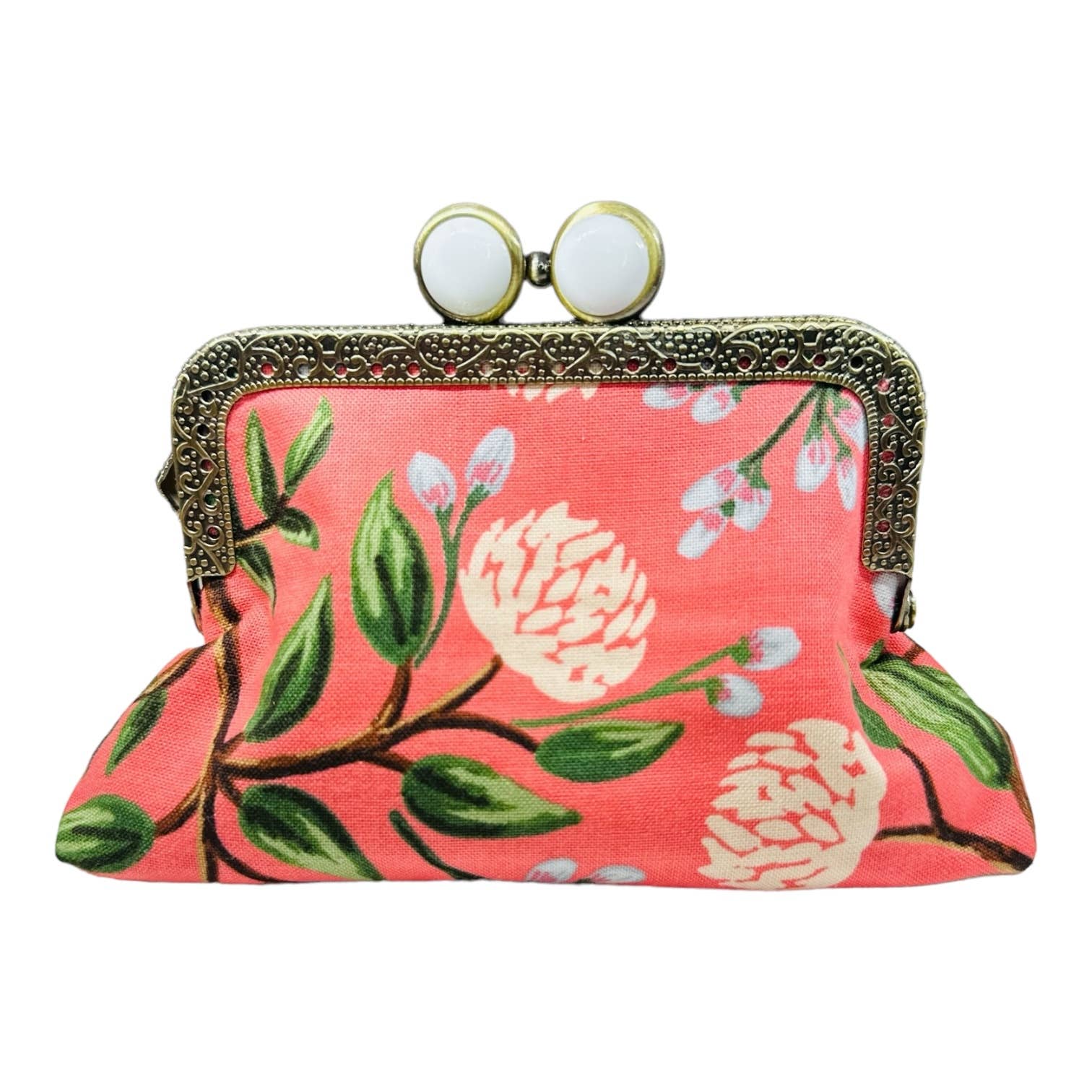 Kiki & Syds ON THE GO Credit Card Clutch - PEONY Sorbet - Image 9