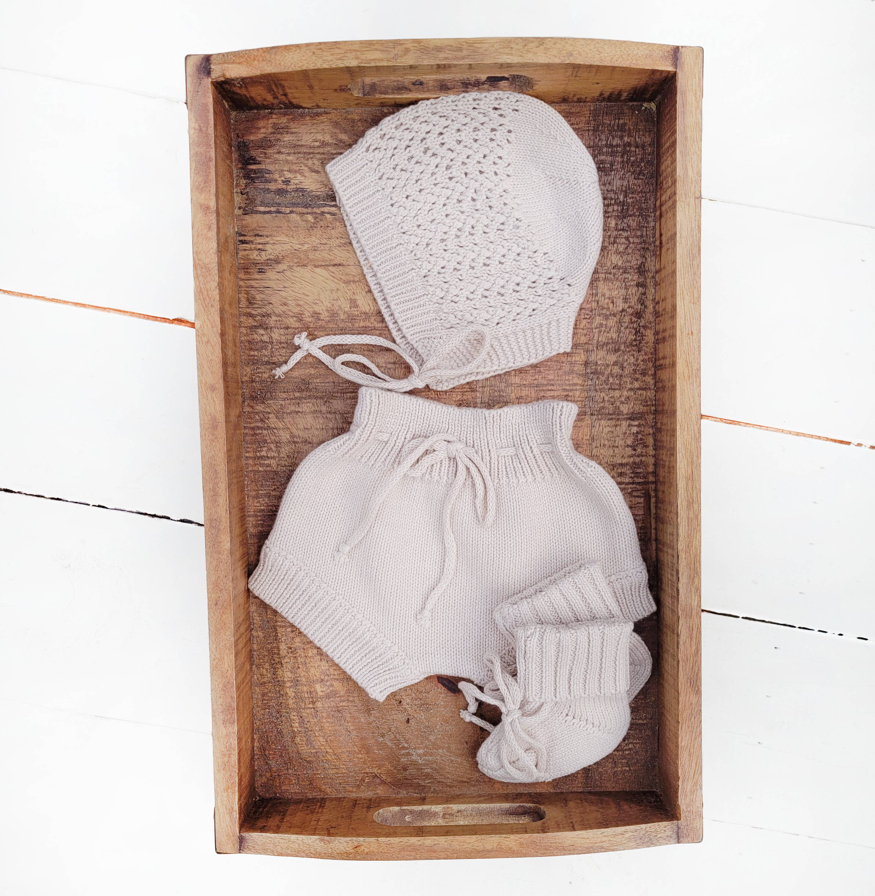 Knitted baby Bloomer girls boys cotton diaper cover - Image 2