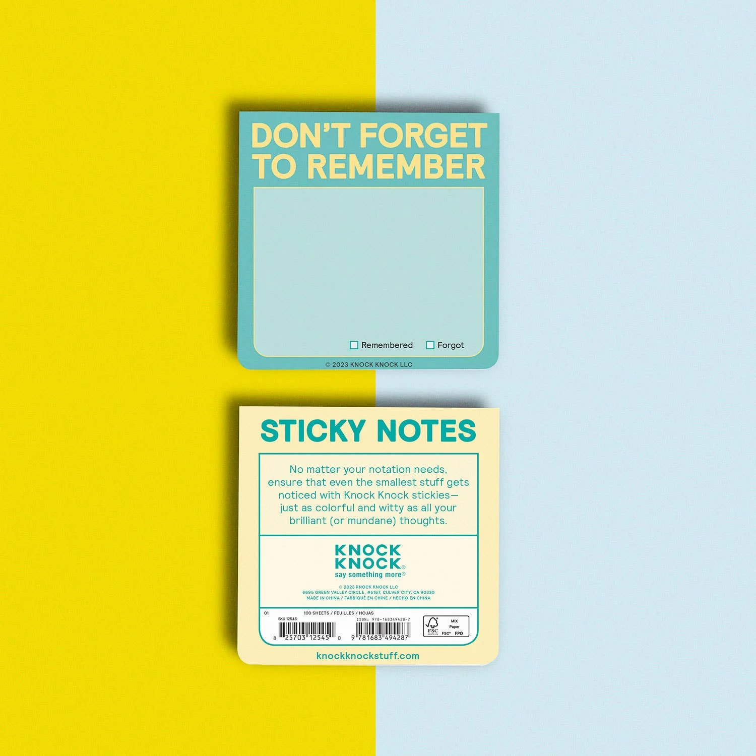 Don’t Forget to Remember Sticky Note (Pastel Version) - Image 3
