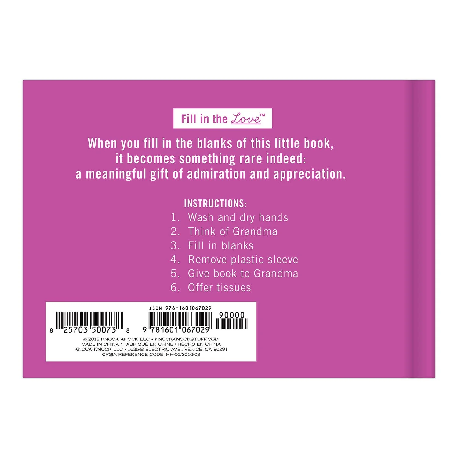 What I Love about Grandma Fill in the Love® Book - Image 2