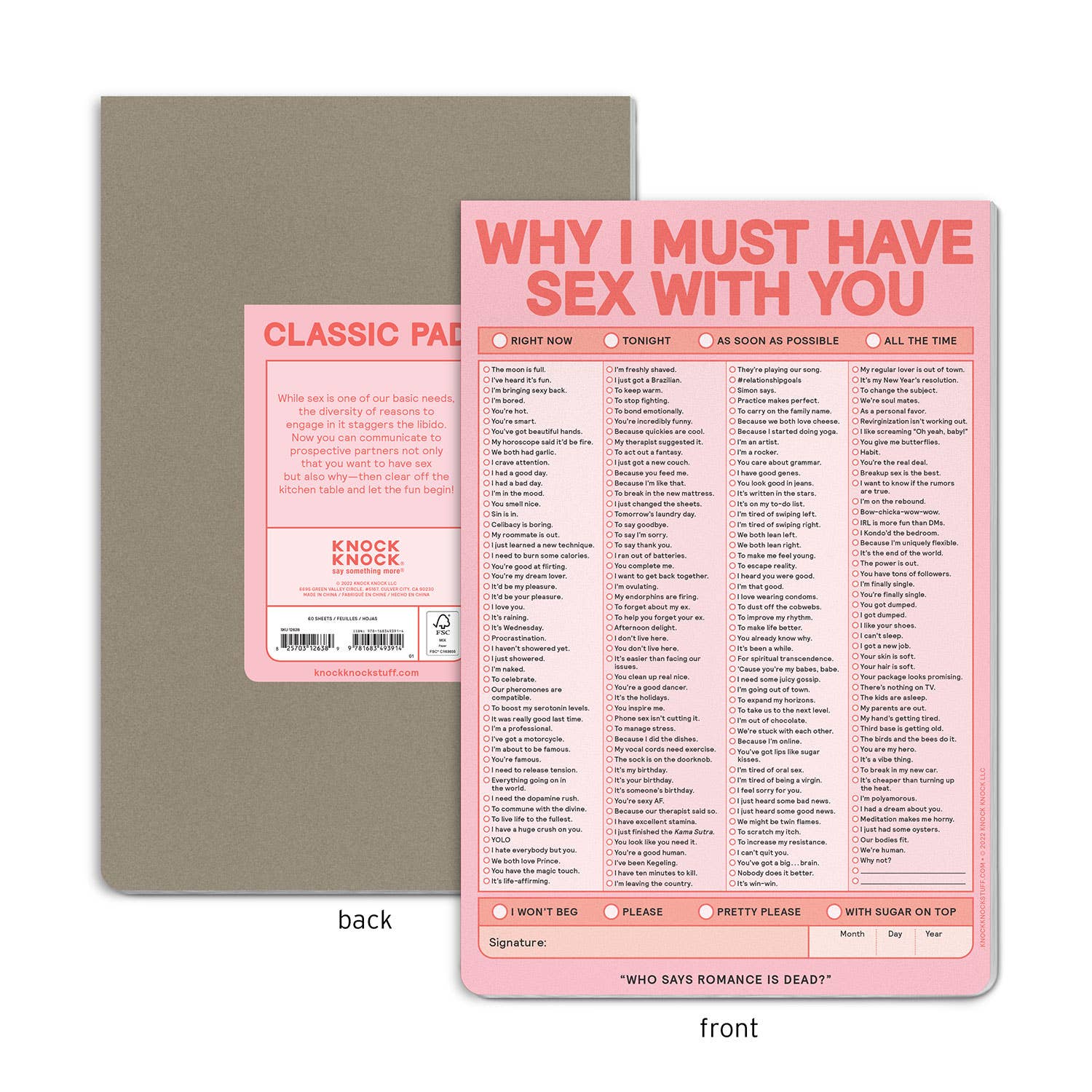 Why I Must Have Sex With You Pad (Pastel Version) - Image 2
