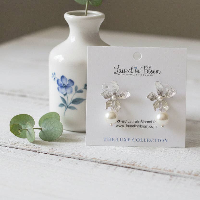 Florence Heirloom Pearl Earrings - Image 2
