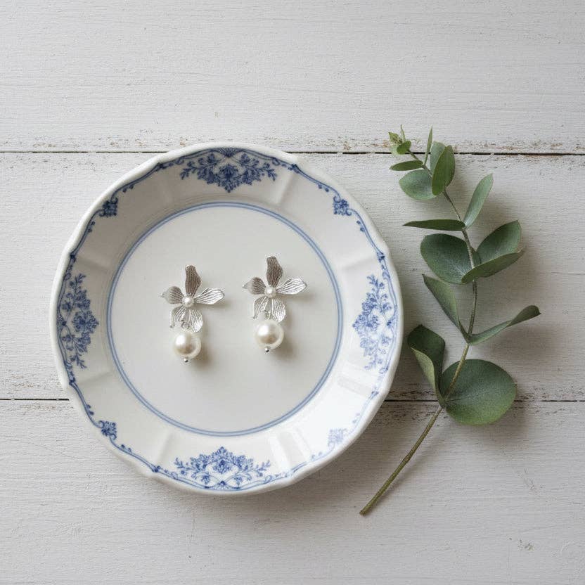 Florence Heirloom Pearl Earrings - Image 3