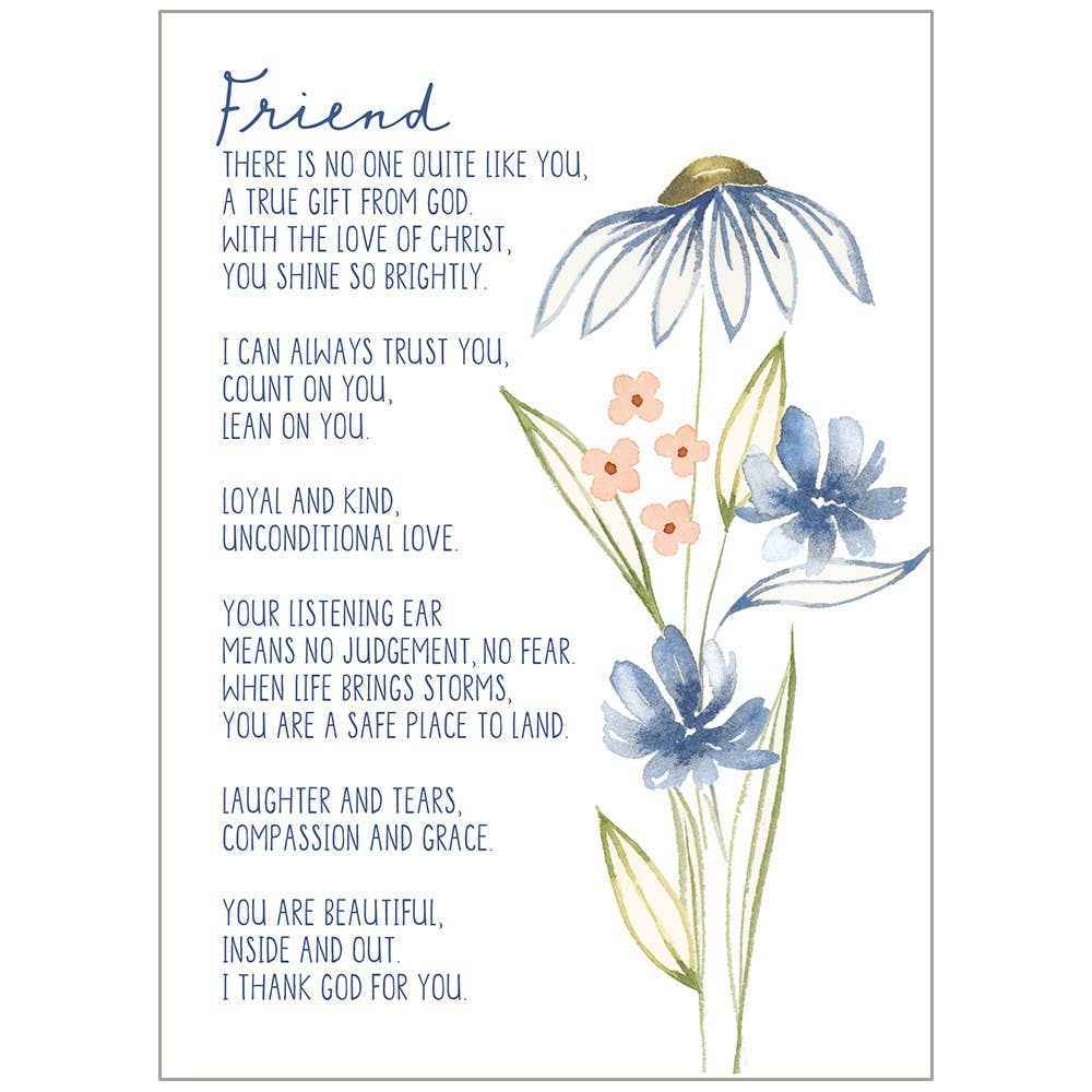 A Friend Like You - Faith Friendship Card