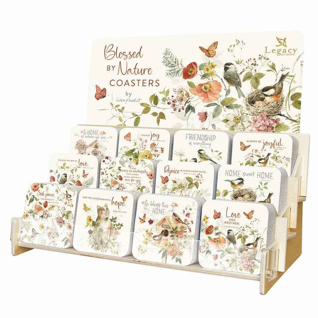 Blessed By Nature Faith Coaster -Assorted - Sold Separately