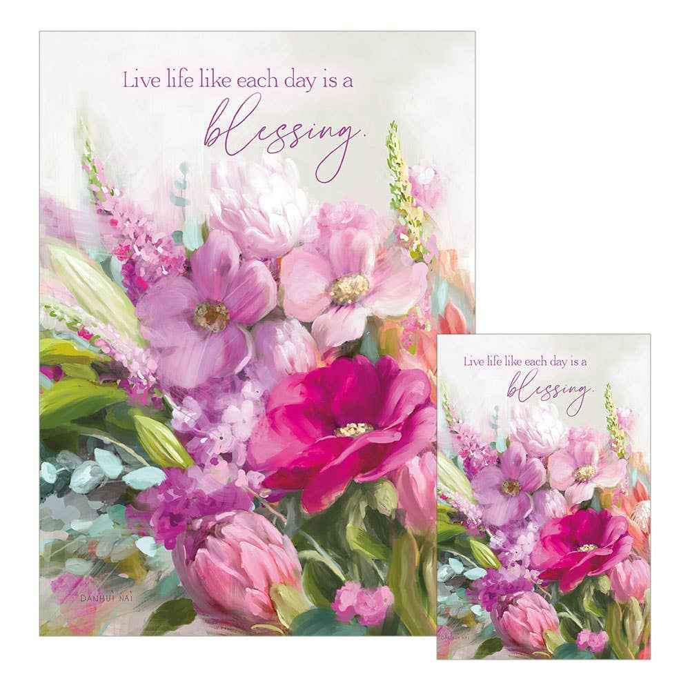 Bright Floral - Faith Birthday Card