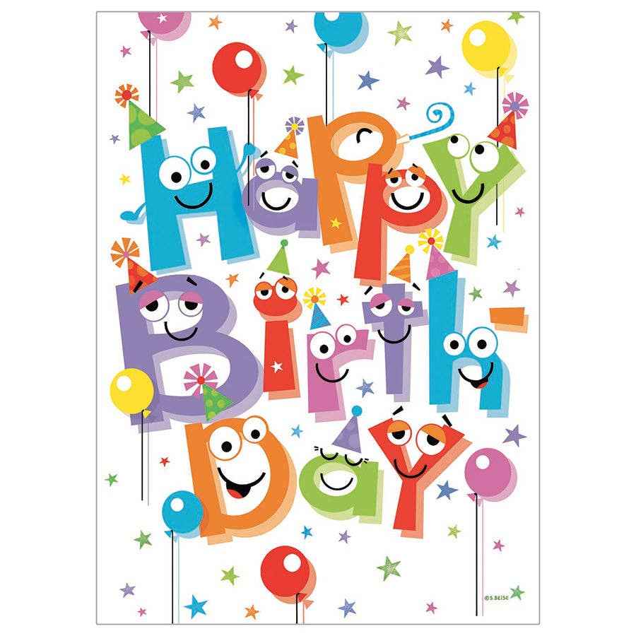 Happy Birthday Letters - Faith Birthday Card