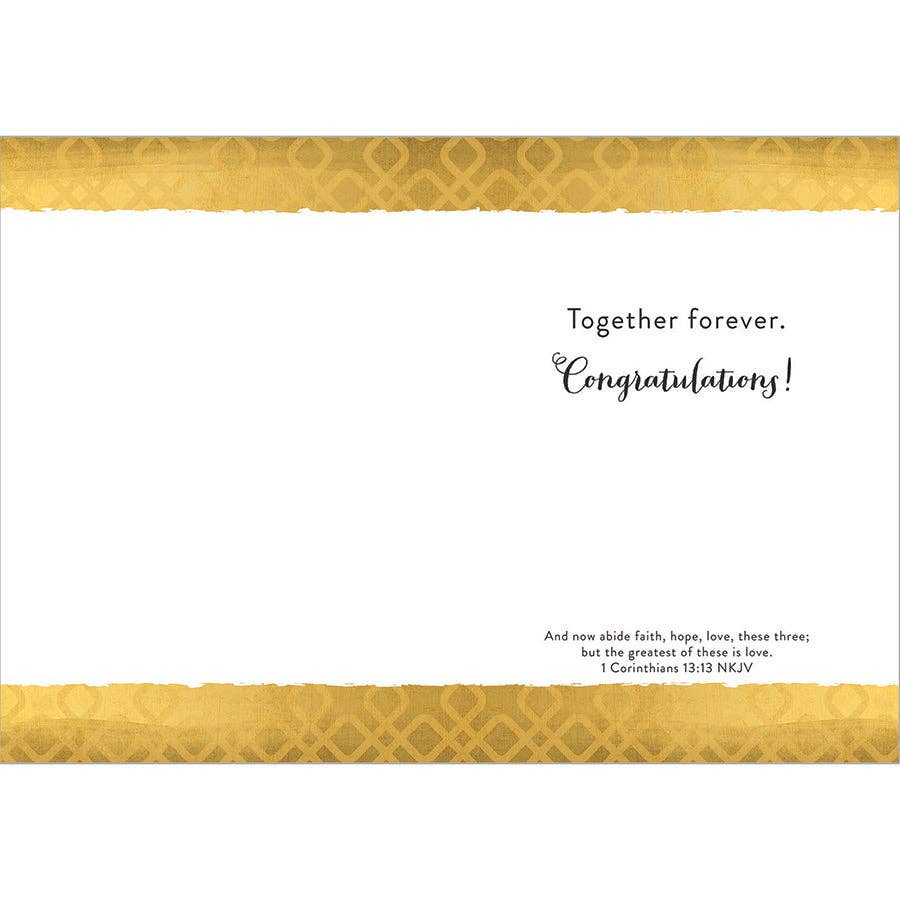 Legacy - Mr & Mrs - Faith Wedding Card - Image 2