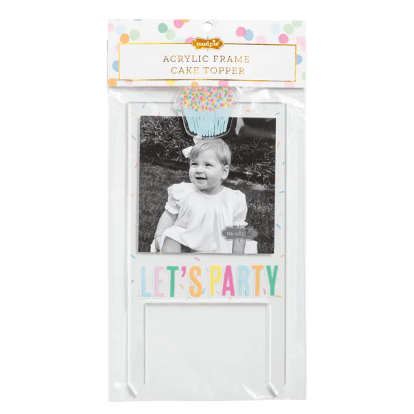 Lets Party Cake Topper Frame