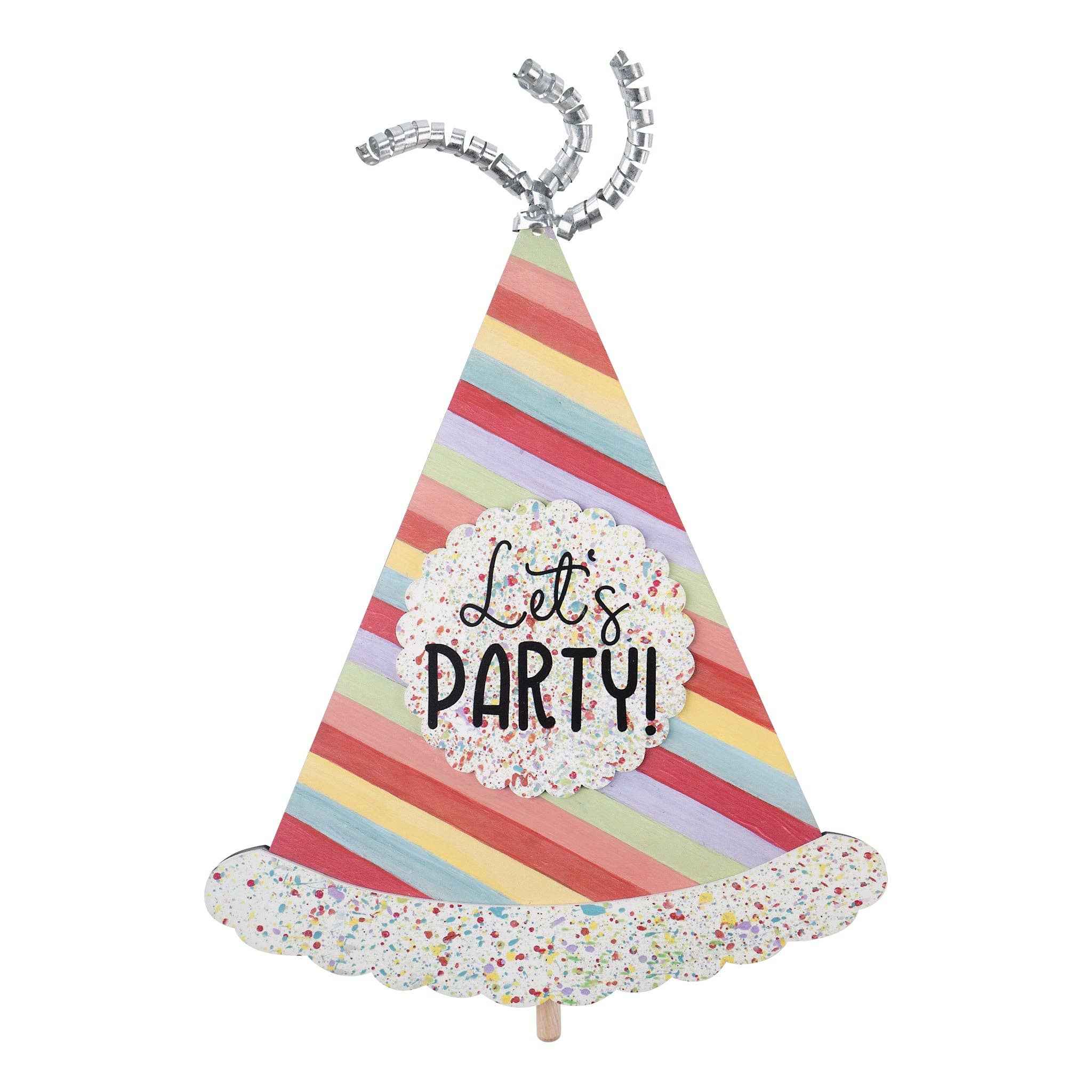 Let's Party Hat Topper