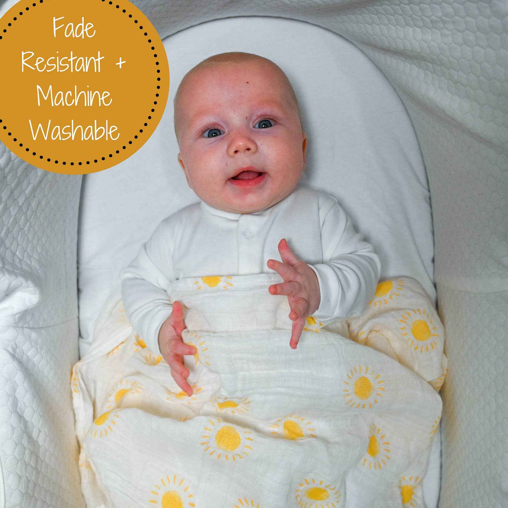 Beautiful Day Baby Muslin Swaddle Blanket - Image 2