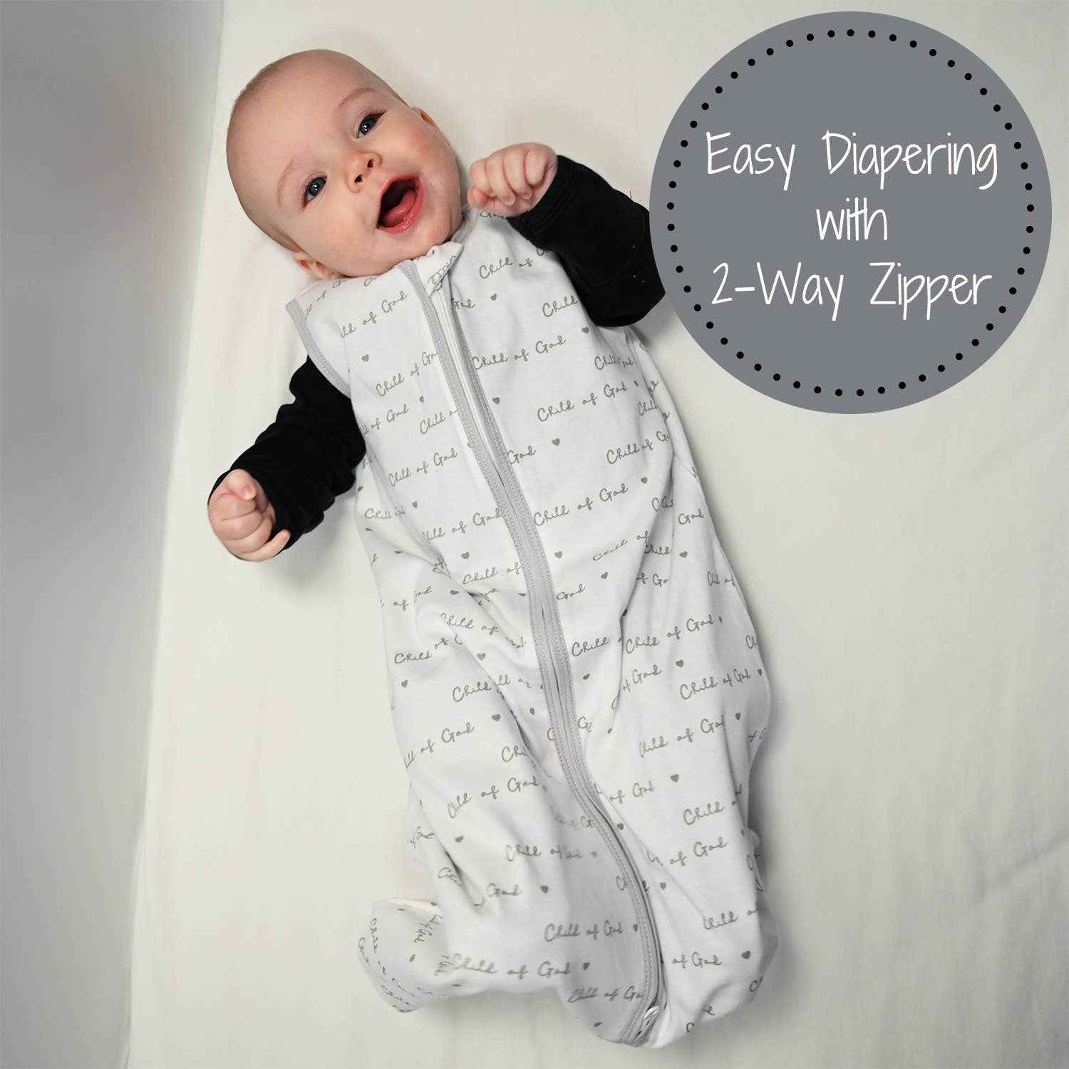 Child of God Baby Sleep Sack, 100% Organic Cotton - Image 4