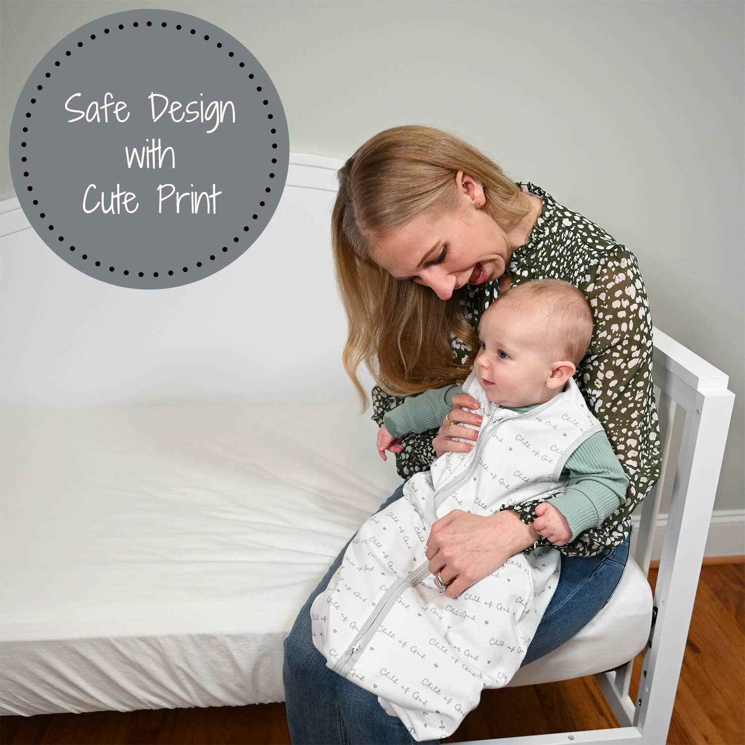Child of God Baby Sleep Sack, 100% Organic Cotton - Image 5