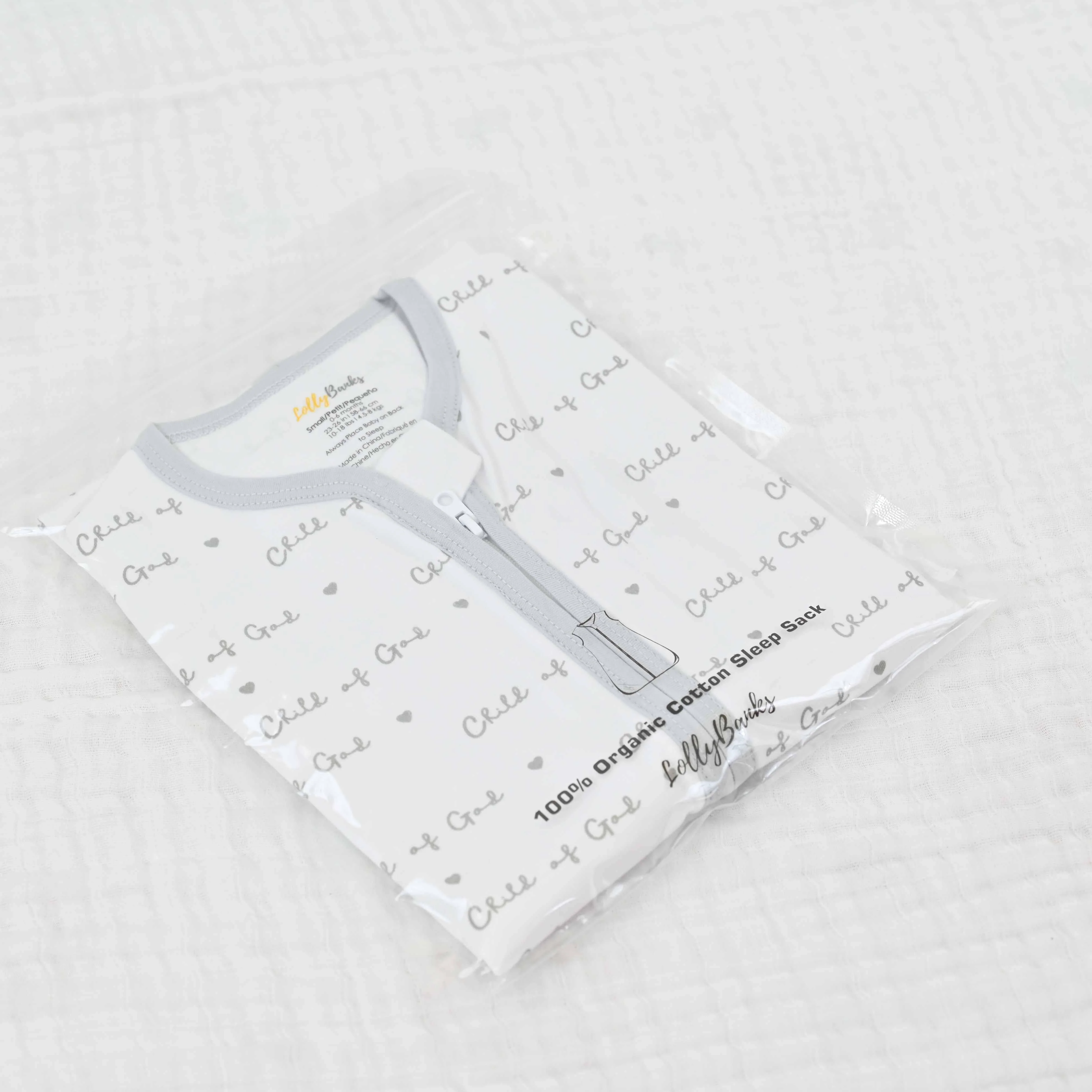 Child of God Baby Sleep Sack, 100% Organic Cotton - Image 7
