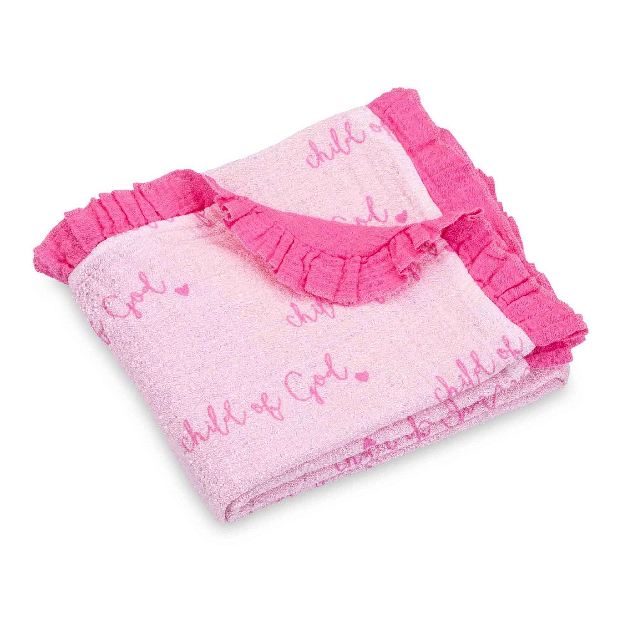 Child of God - Pink Ruffle Quilt