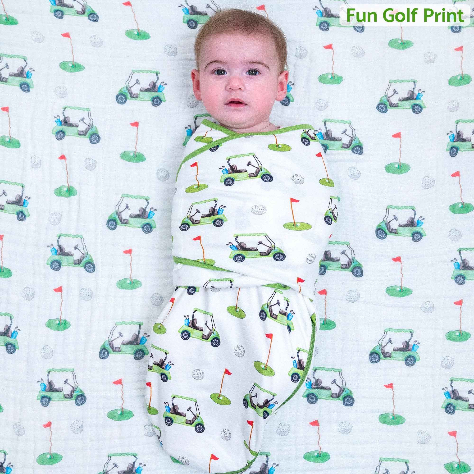 Golf A Round Swaddle Sack-New - Image 5