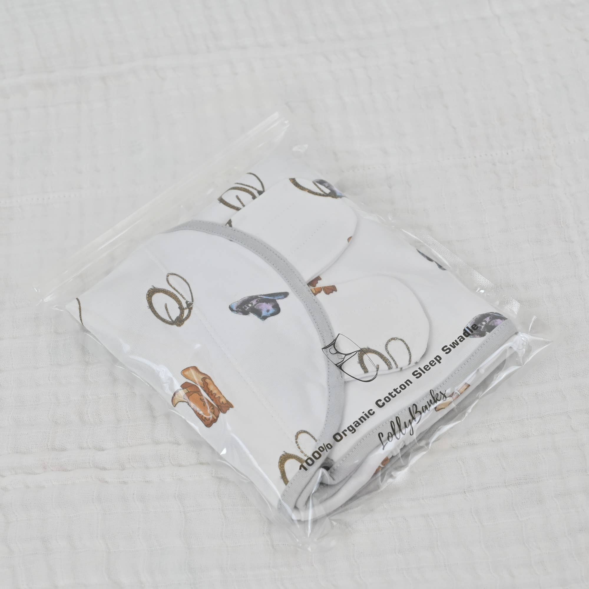Life Is Better In Boots Baby Sleep Swaddle Organic Cotton - Image 6