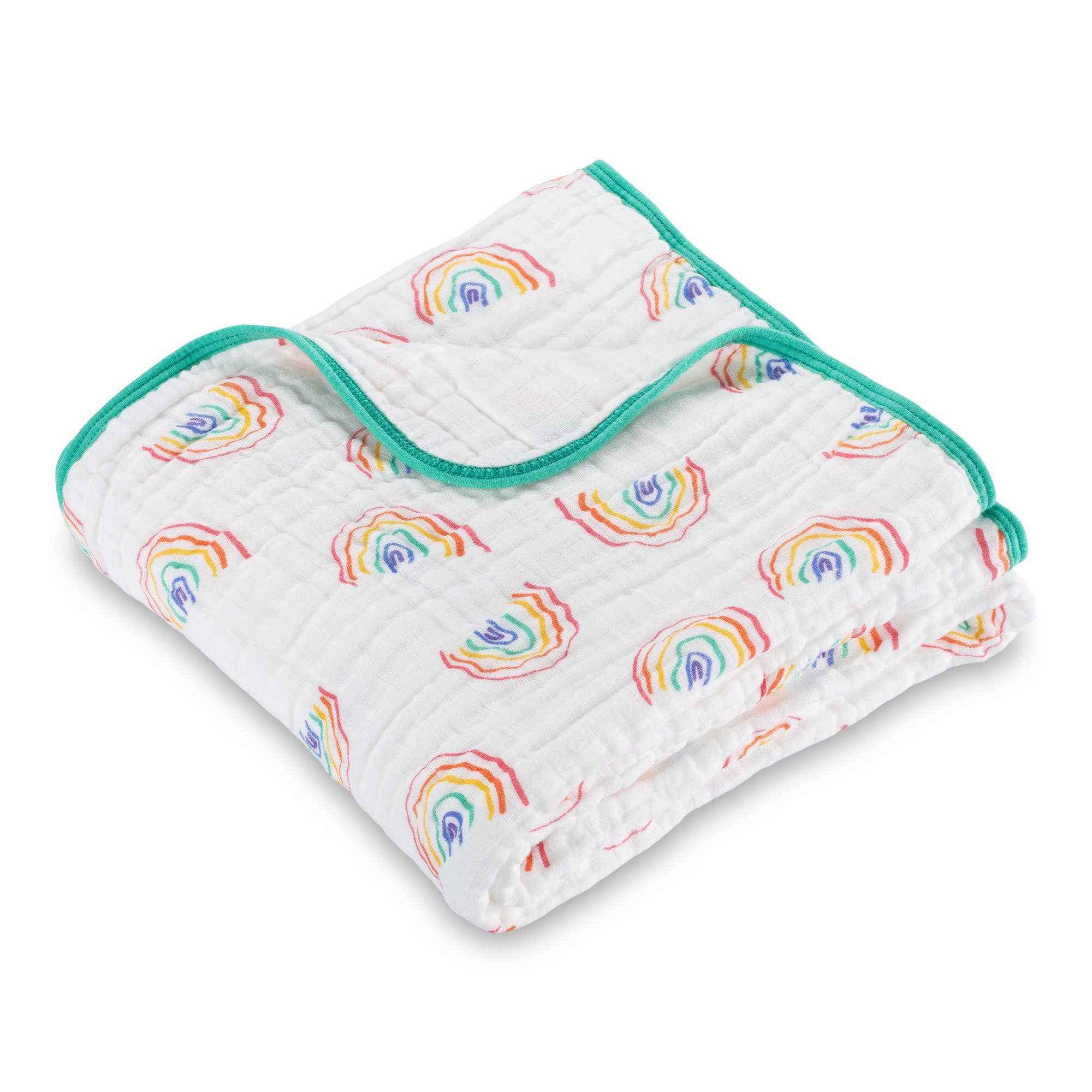 Somewhere Over The Rainbow Baby Toddler Muslin Quilt - Image 9