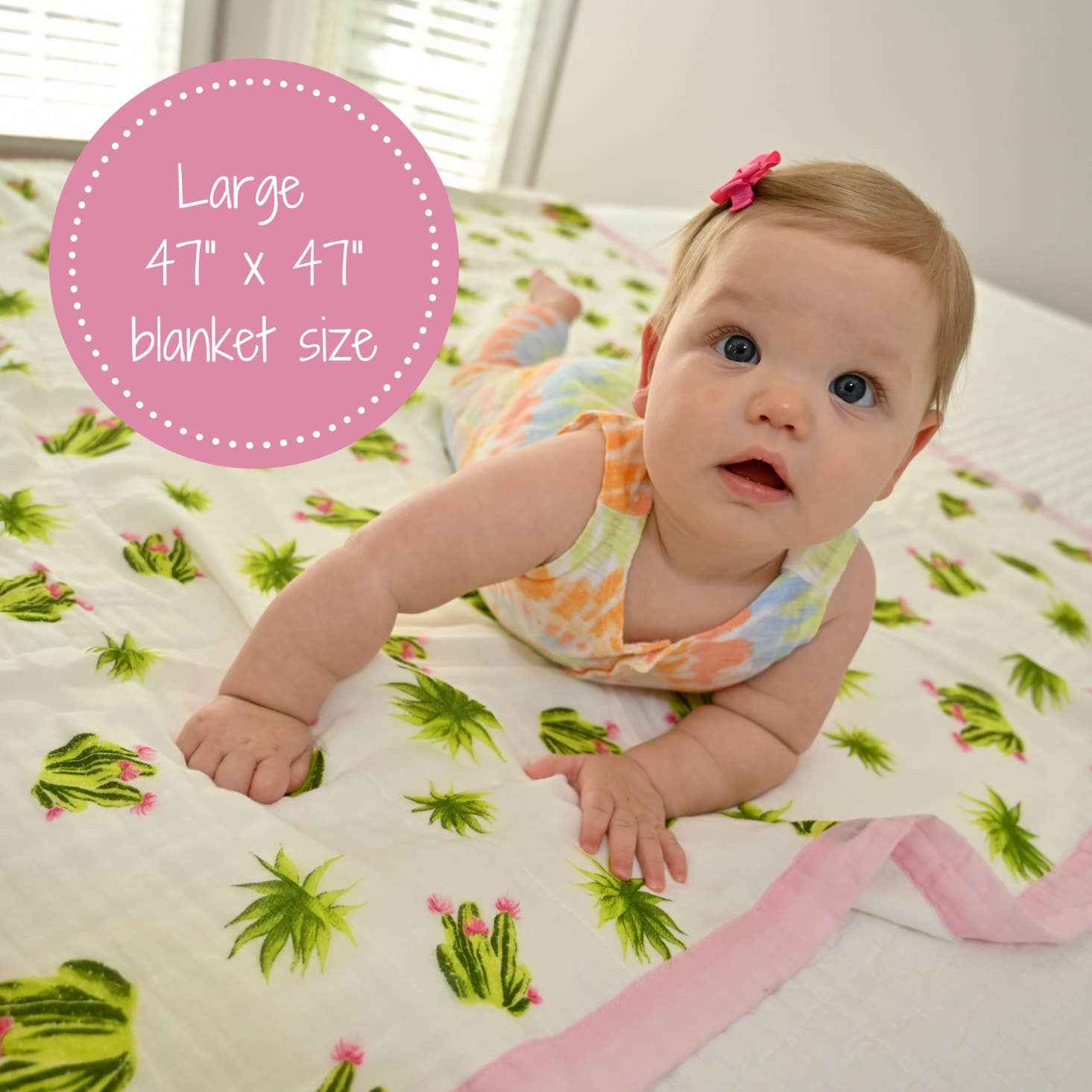 Stuck On You  - Bamboo Succulent Baby Toddler Blanket - Image 6