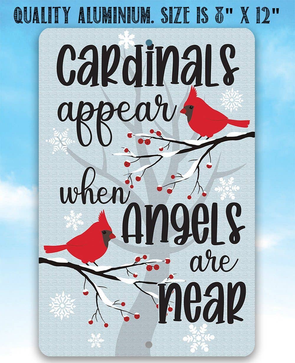 Cardinals Appear - Metal Sign - Image 6