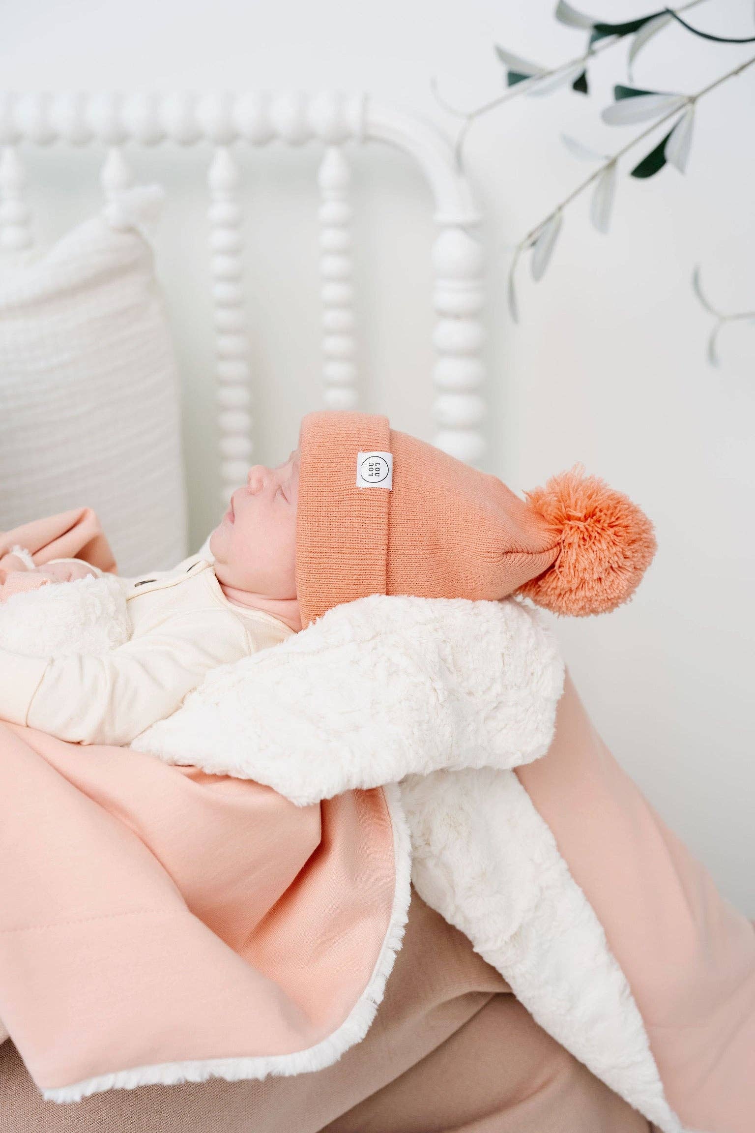 Cozy Weighted Baby Blanket - Ballet Pink - Image 3