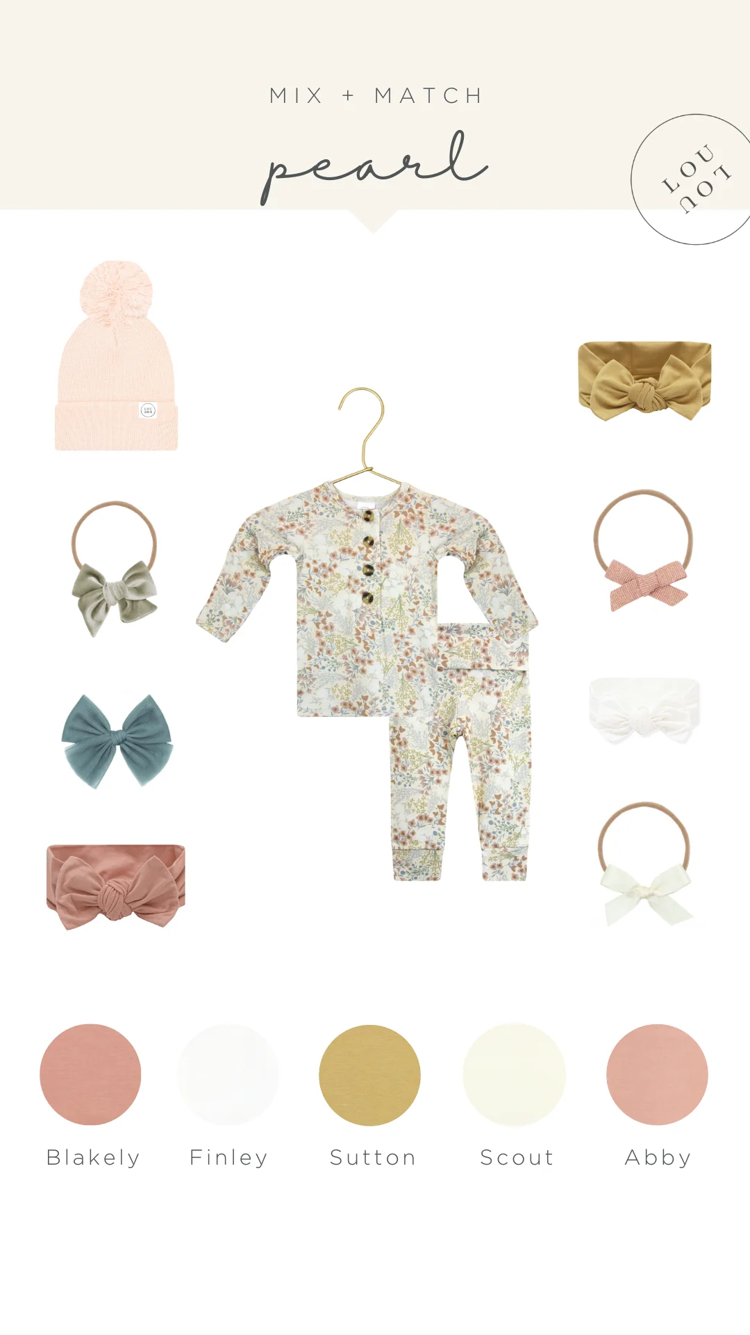 Pearl Newborn Headband Bundle - Image 11