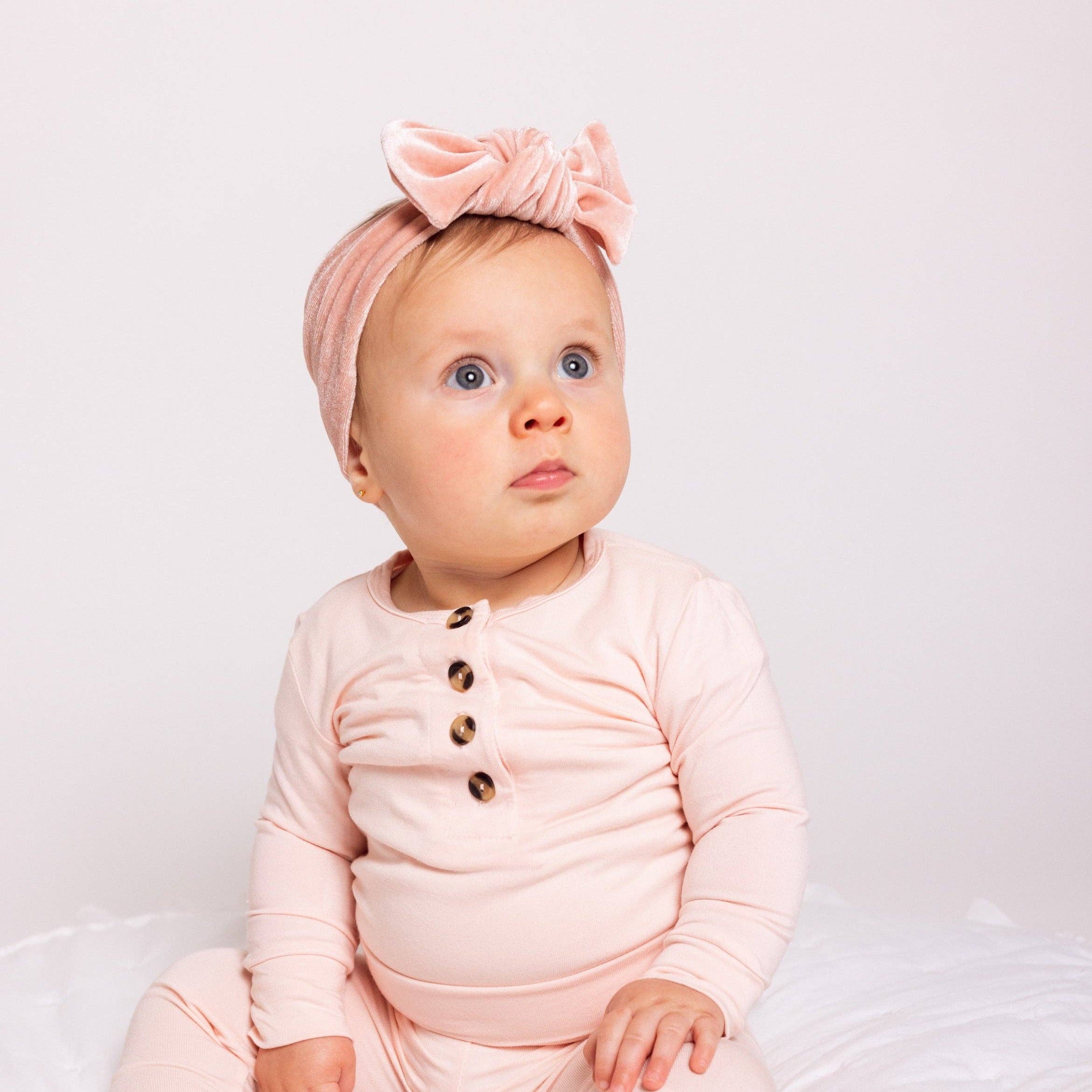 Velvet - Ballet Pink Knot Headband - Image 2